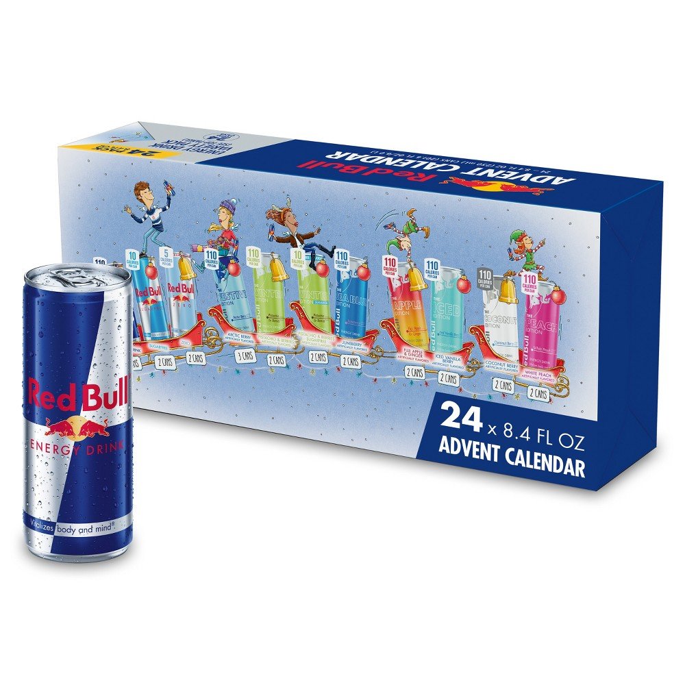 Red Bull 2026 Advent Calendar with Arctic Berry Festive Edition