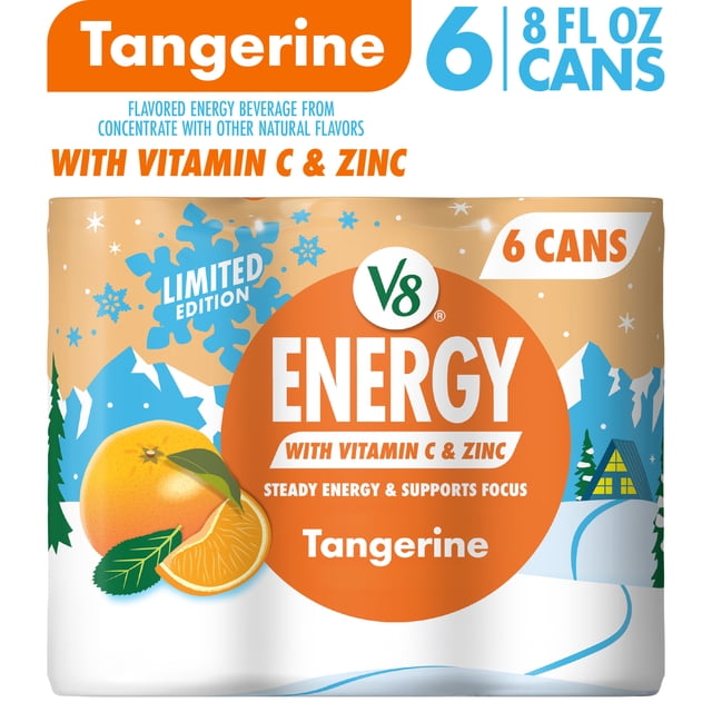 V8 Energy V8 Energy Tangerine