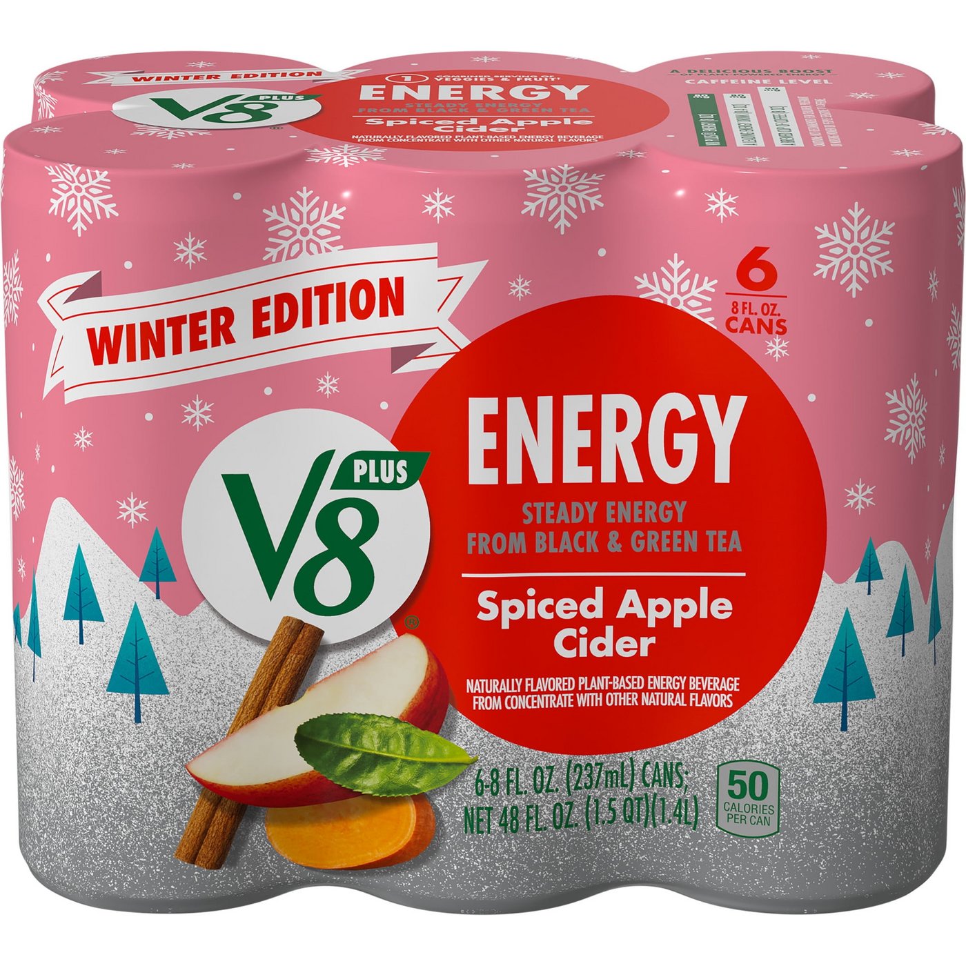 V8 Energy Spiced Apple Cider — Winter Edition