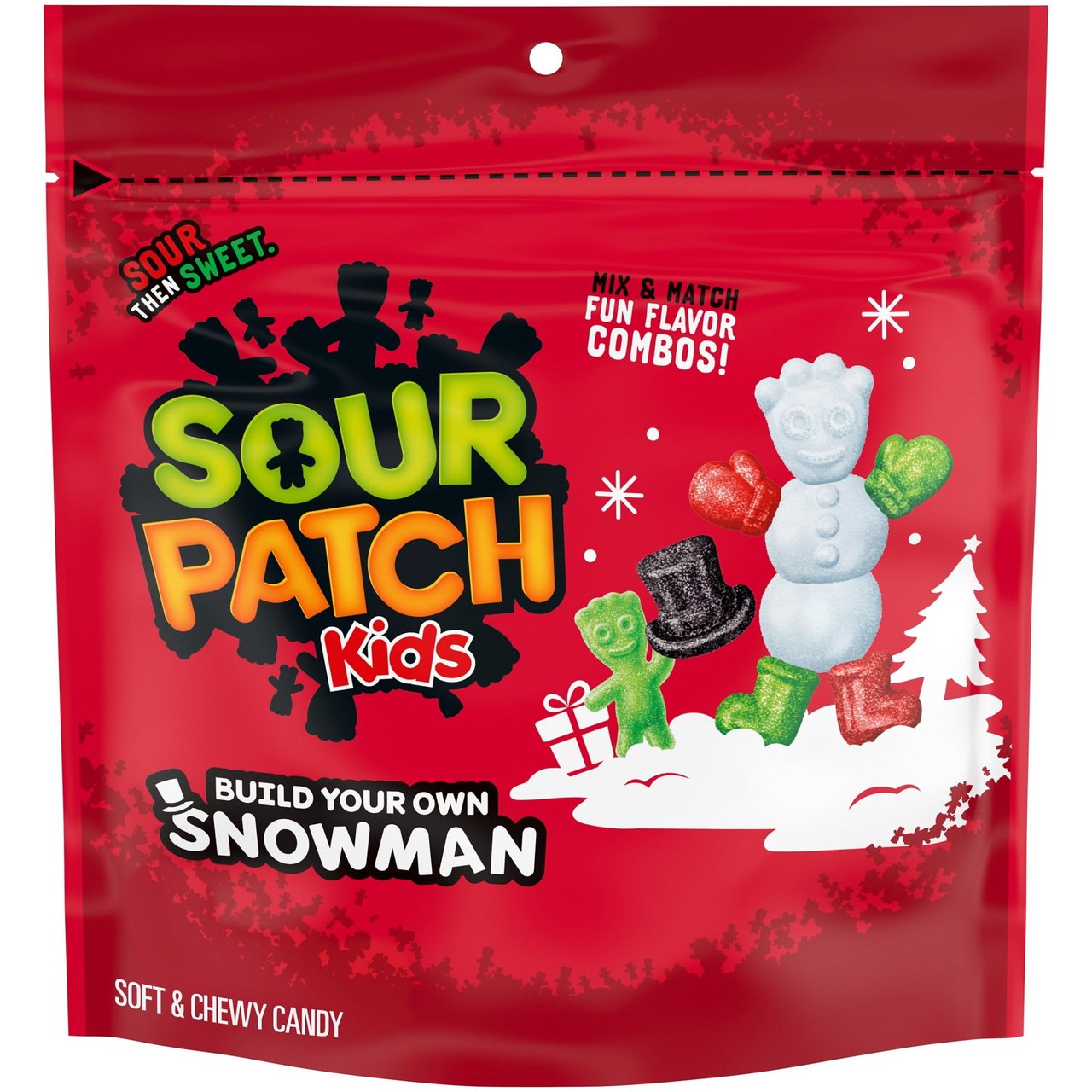 Sour Patch Kids Build Your Own Snowman