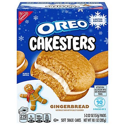 Oreo Cakesters Gingerbread